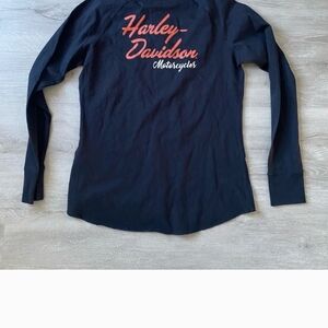 Harley Davidson Henley long sleeve top XL NWT